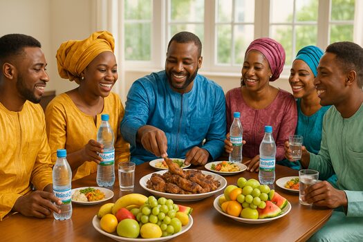 Repas partagé avec Ndindi'O
