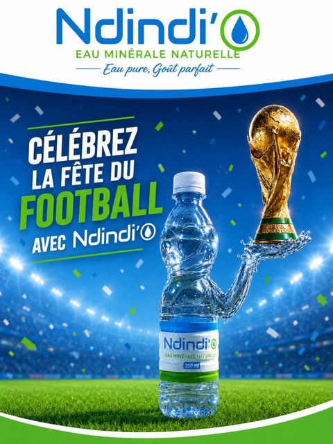 Visuel Ndindi'O aux couleurs du football